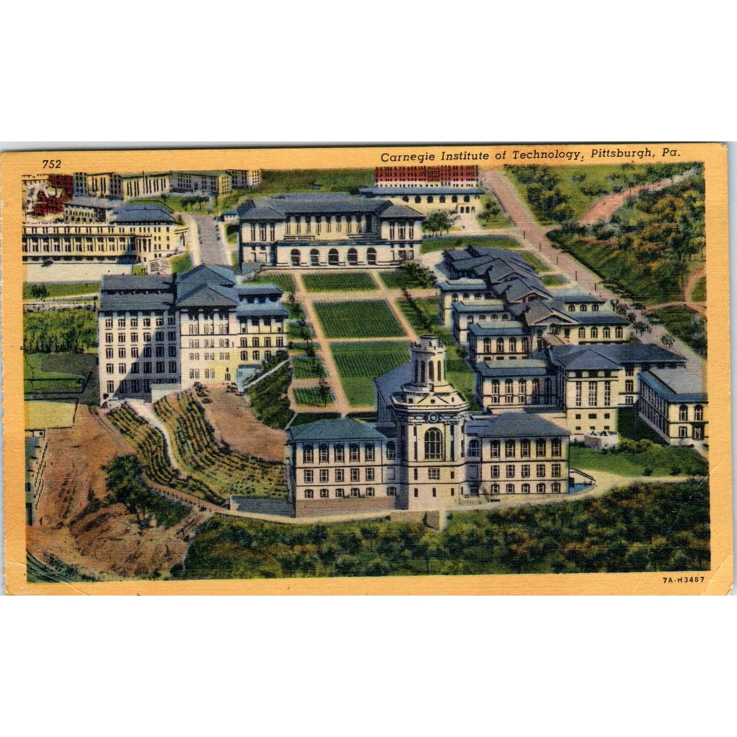 Vintage Postcard Carnegie Institute of Technology Pittsburgh PA TD8-P2