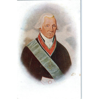 Portrait of George Washington in Masonic Regalia 1929 Original Postcard TK1-P1