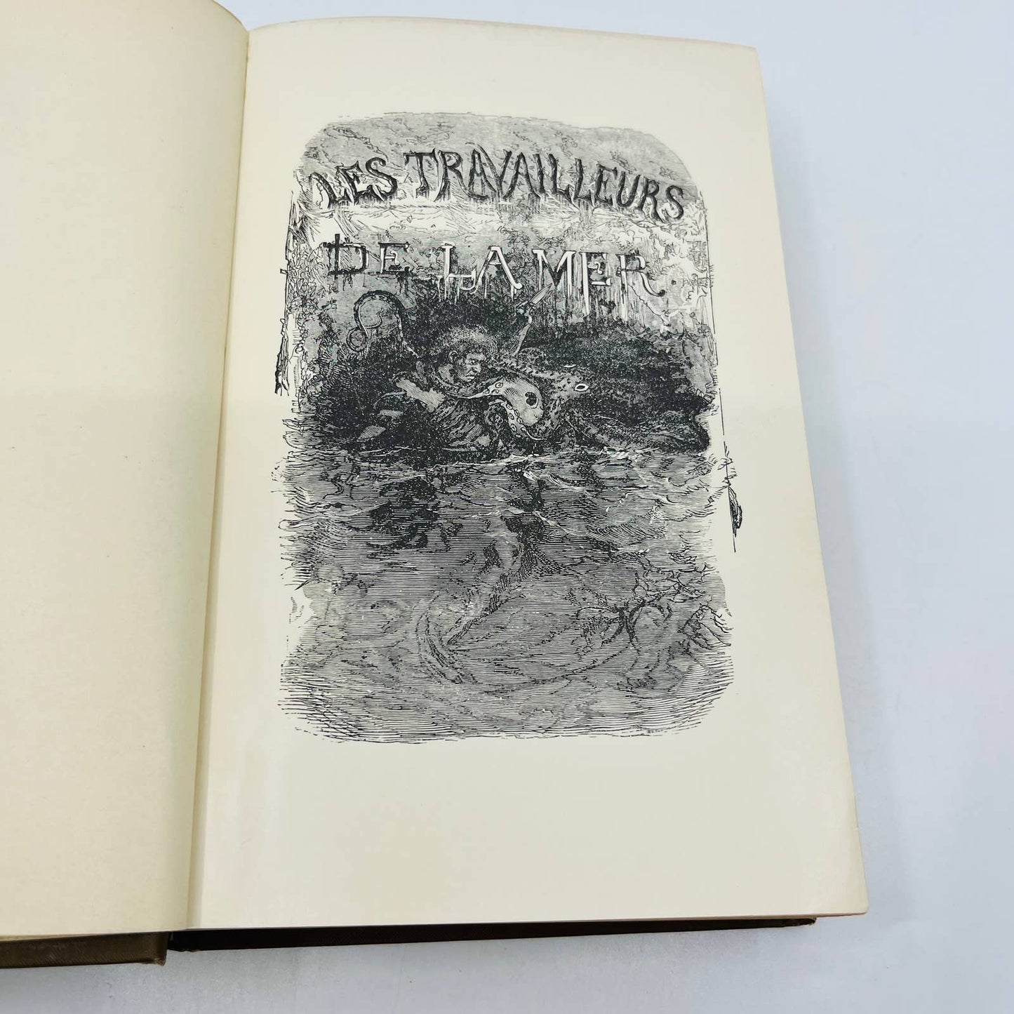 RARE 1888 Toilers of the Sea Victor Hugo English Isabel Hapgood T.Y. Crowell TA7