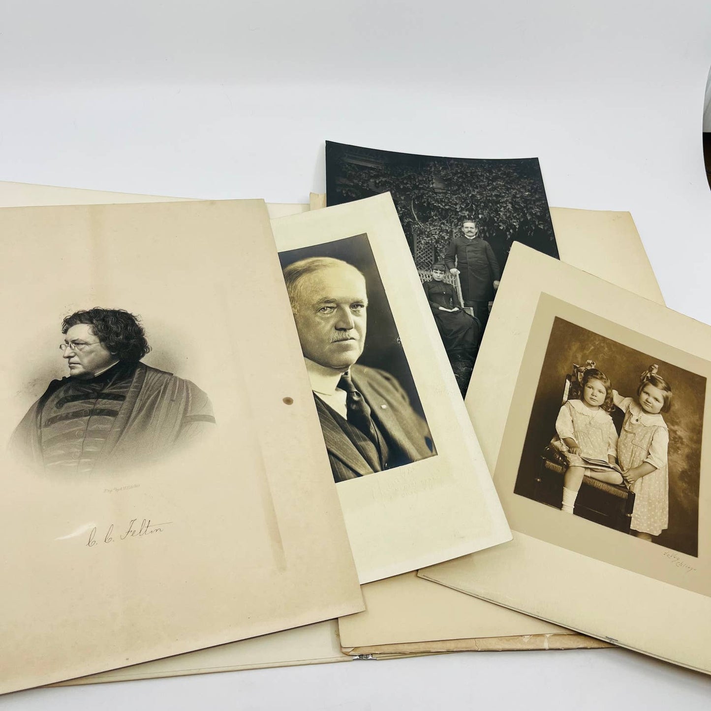 1880s Photos Samuel Morse, Cornelius Conway Felton Essex West Newbury MA TD5