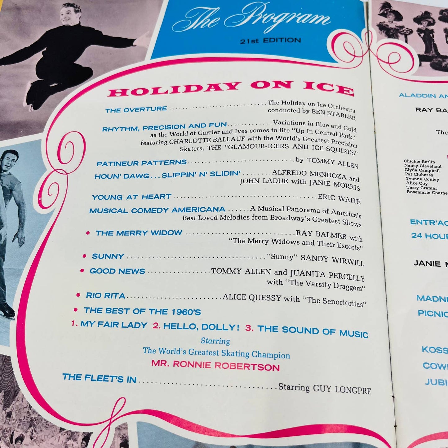 1966 Holiday on Ice Ronnie Robertson Houn’ Dog Glamour-Icers Program C6