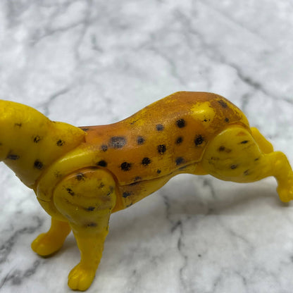 1970s Vintage Hard Plastic Articulated Cheetah Hong Kong 3x2.5” SE6
