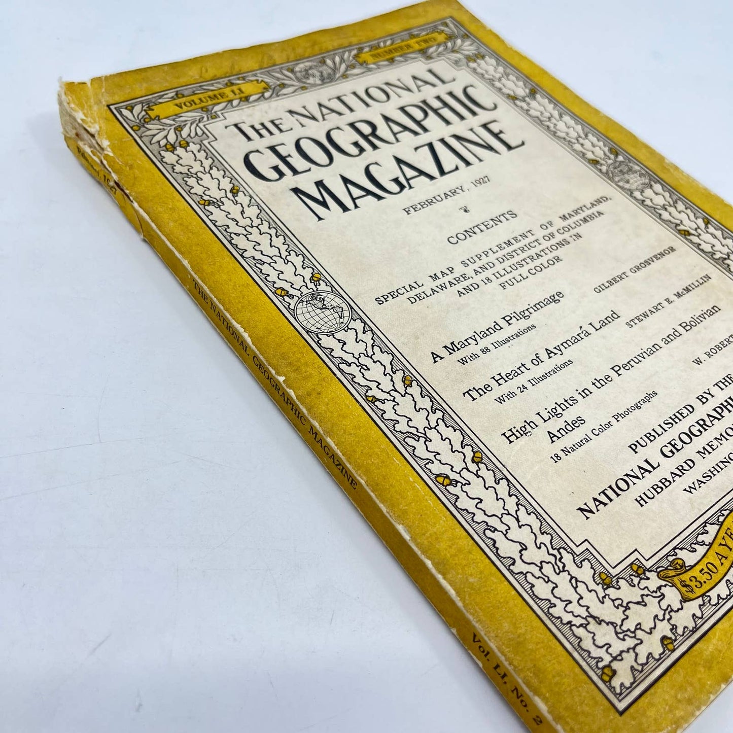 National Geographic February 1927 Maryland Aymara Peruvian Bolivian Andes TF5