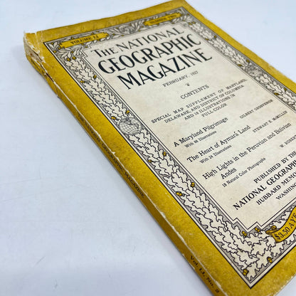 National Geographic February 1927 Maryland Aymara Peruvian Bolivian Andes TF5