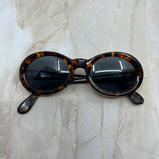 Retro Albert Nipon Round Tortoise Shell Sunglasses Eyeglasses Frames TJ1-G3-2