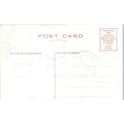 Antique Postcard Embossed Gold State Capitol Building Columbus OH TD8-O2