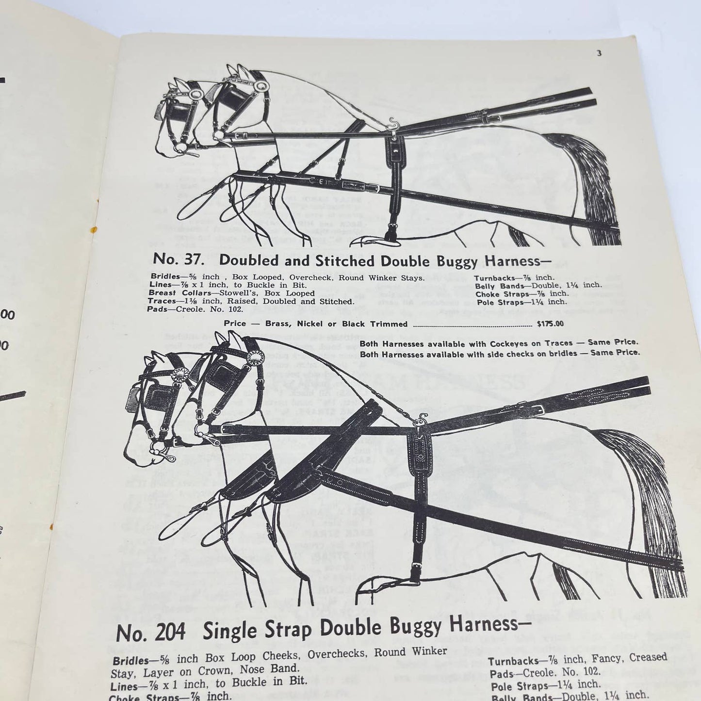 1971 Detweiler’s Harness Shop Catalog Hazleton Iowa TE7