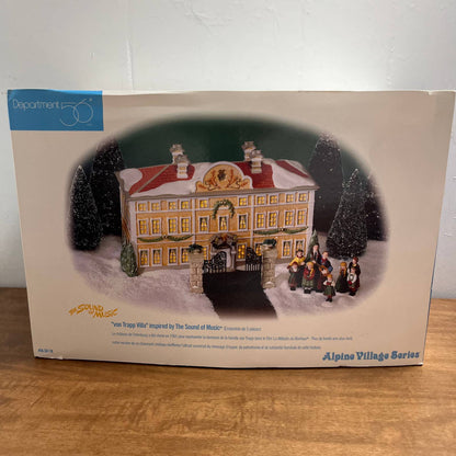 NIB Dept 56 Heritage 1998 Alpine Village Von Trapp Villa Sound Of Music 56178