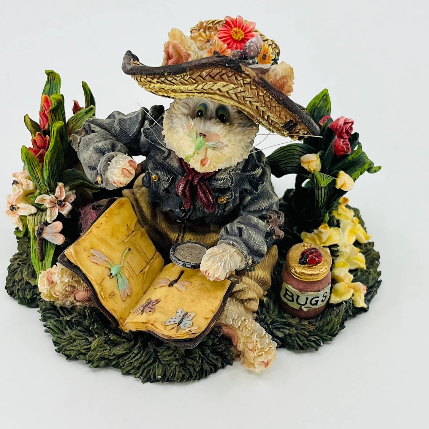 BOYDS BEARS PURRSTONE POKIE PAWSWORTHY THE BUG INSPECTOR #371050 TB9