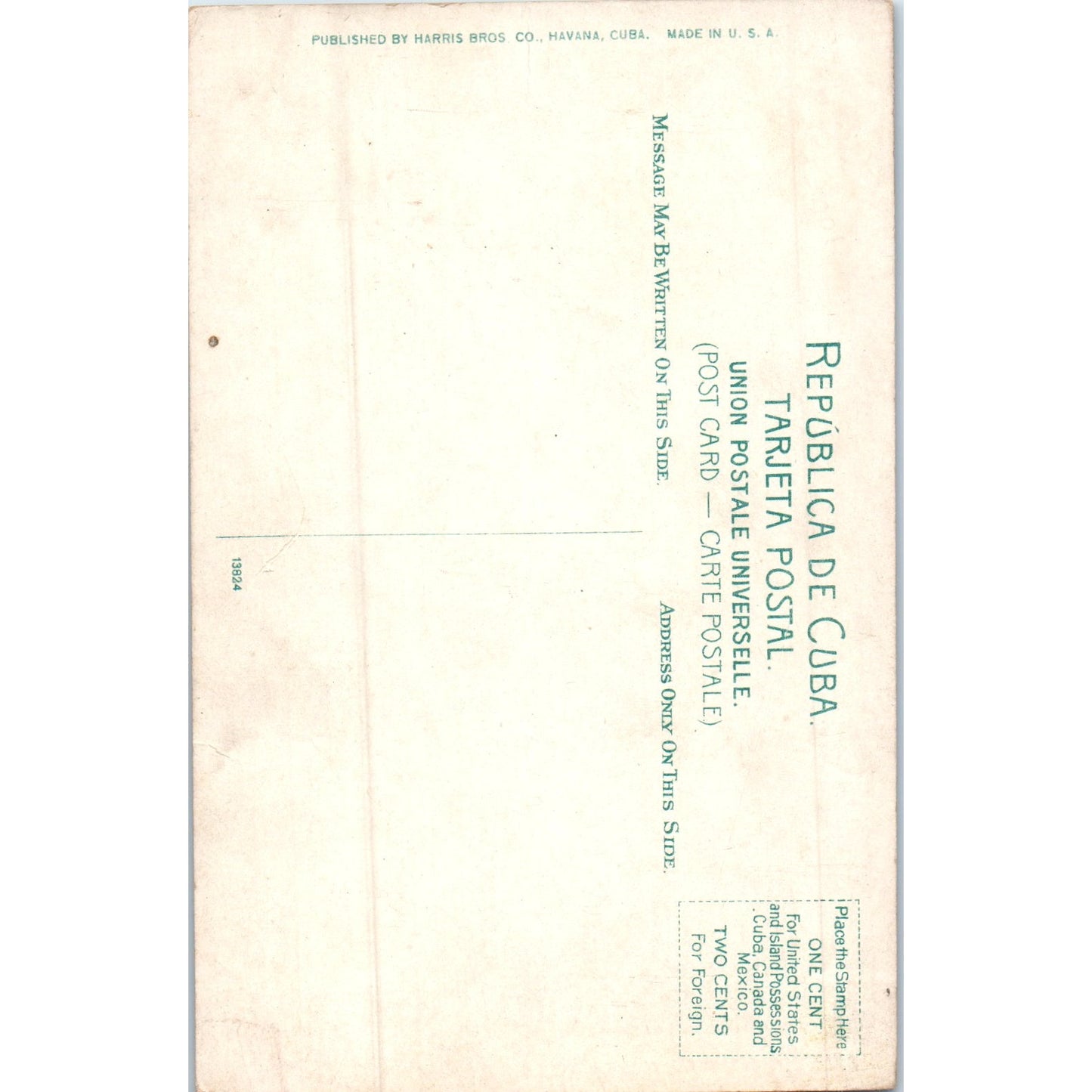 A Cuban Courtship c1910 Cuba Original Postcard P3-1