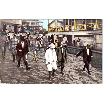 President Theodore Roosevelt Visit to the Isthmus c1905 Original Postcard TK1-26