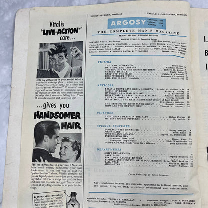 Argosy Magazine Feb 1950 Okinawa Erle Stanley Gardner The Gross Case TJ3