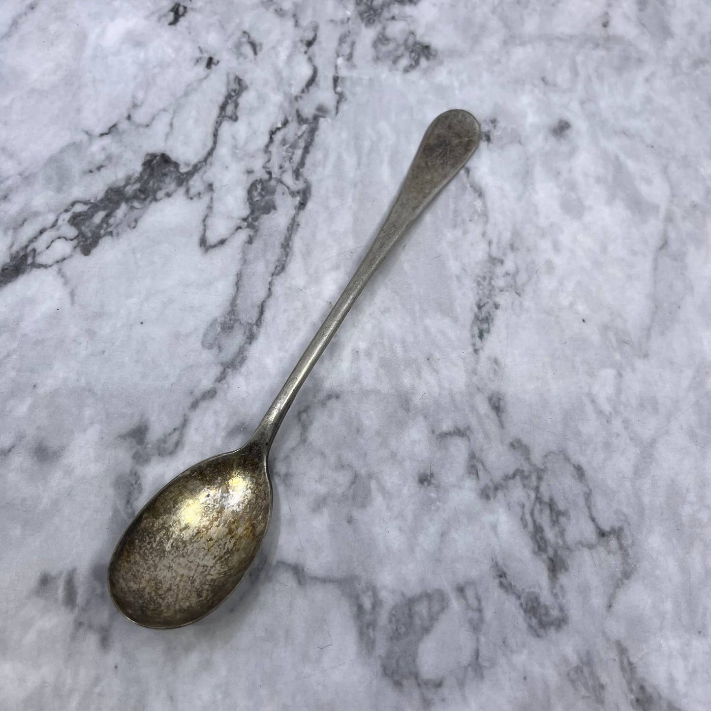 Vintage Noyes Silverplate Iced Tea Spoon 7" SE6-8