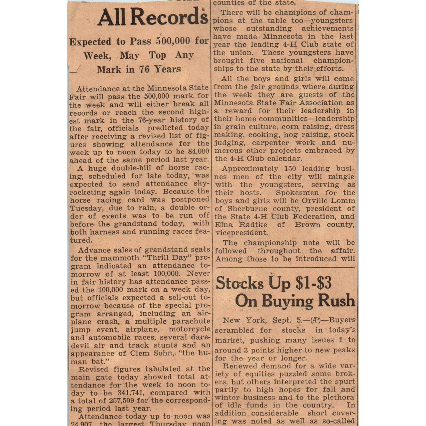 1935 Minneapolis Journal Newspaper Ad Malmstedt's Dobbs Hats S. 7th St. FL5-5
