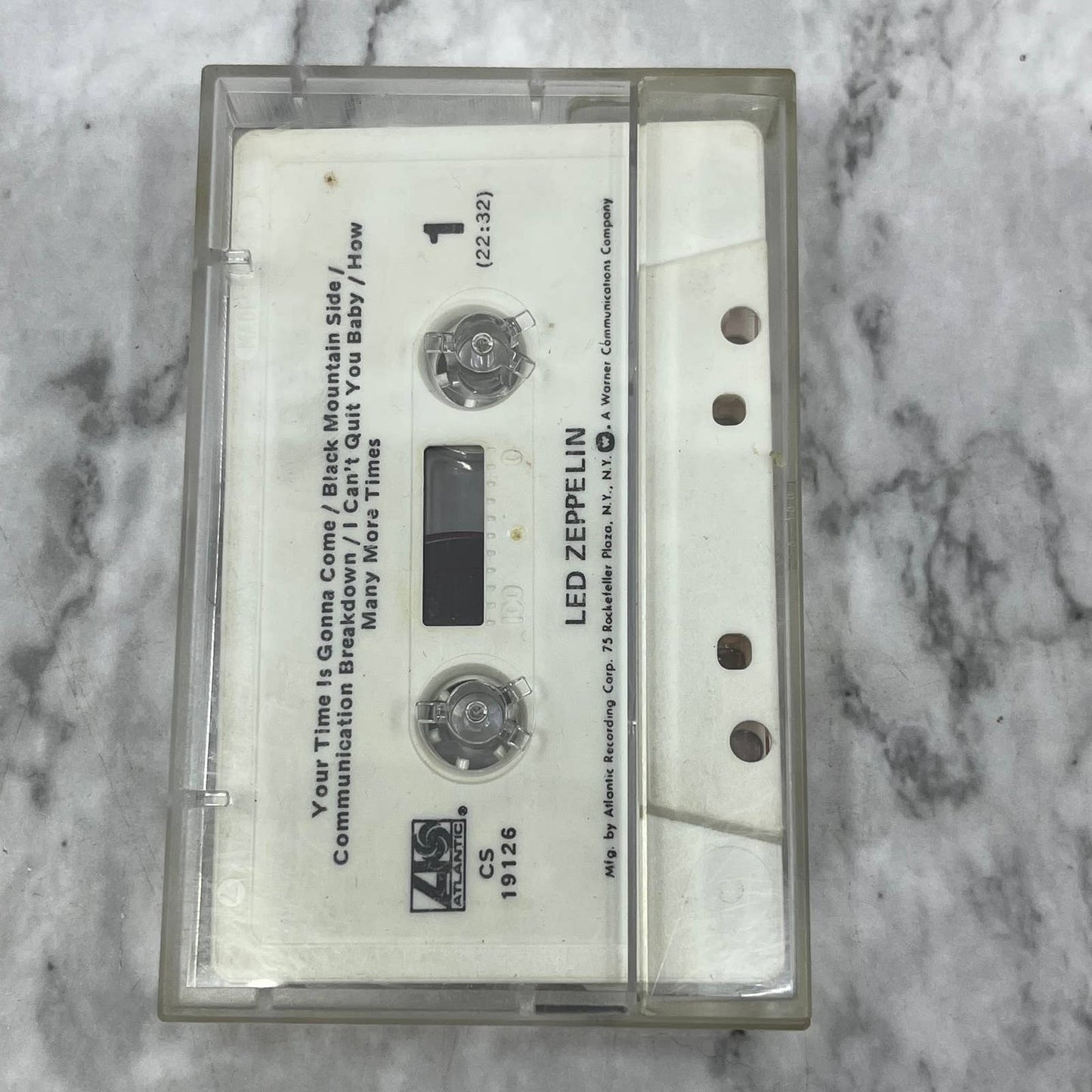 Led Zeppelin - Self-Titled - No Jacket Cassette Tape TJ6-86