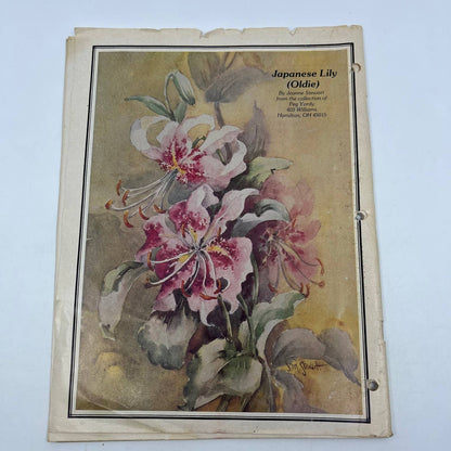 1984 July - The China Decorator Magazine - Instructions for Red Urn Fay Good TH8