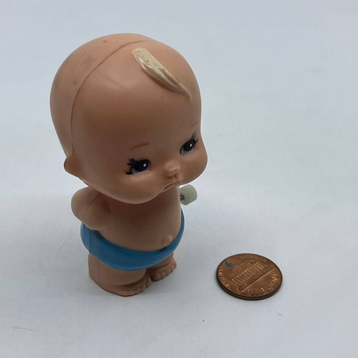 1977 TOMY Kid-A-Longs Waddling Toddling Wind-Up Walking Baby WORKS 2" TH7