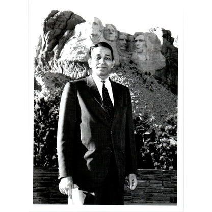 Ceylon Ambassador de Silva Jayaratne Mt. Rushmore 1963 Original Photo 5x7 B8