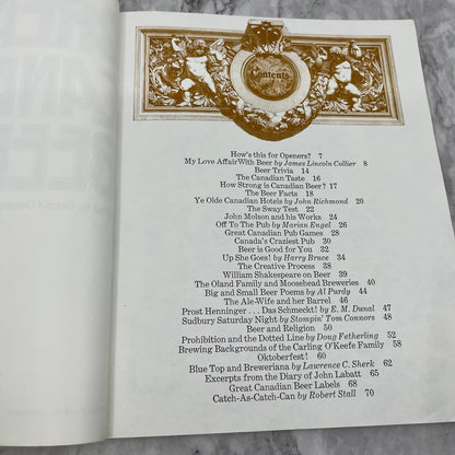 The Great Canadian Beer Book by Gerald Donaldson 1975 TK1