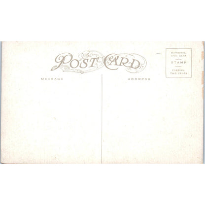 Night View of Electric Fountain City Park Denver CO Original Postcard TK1-29