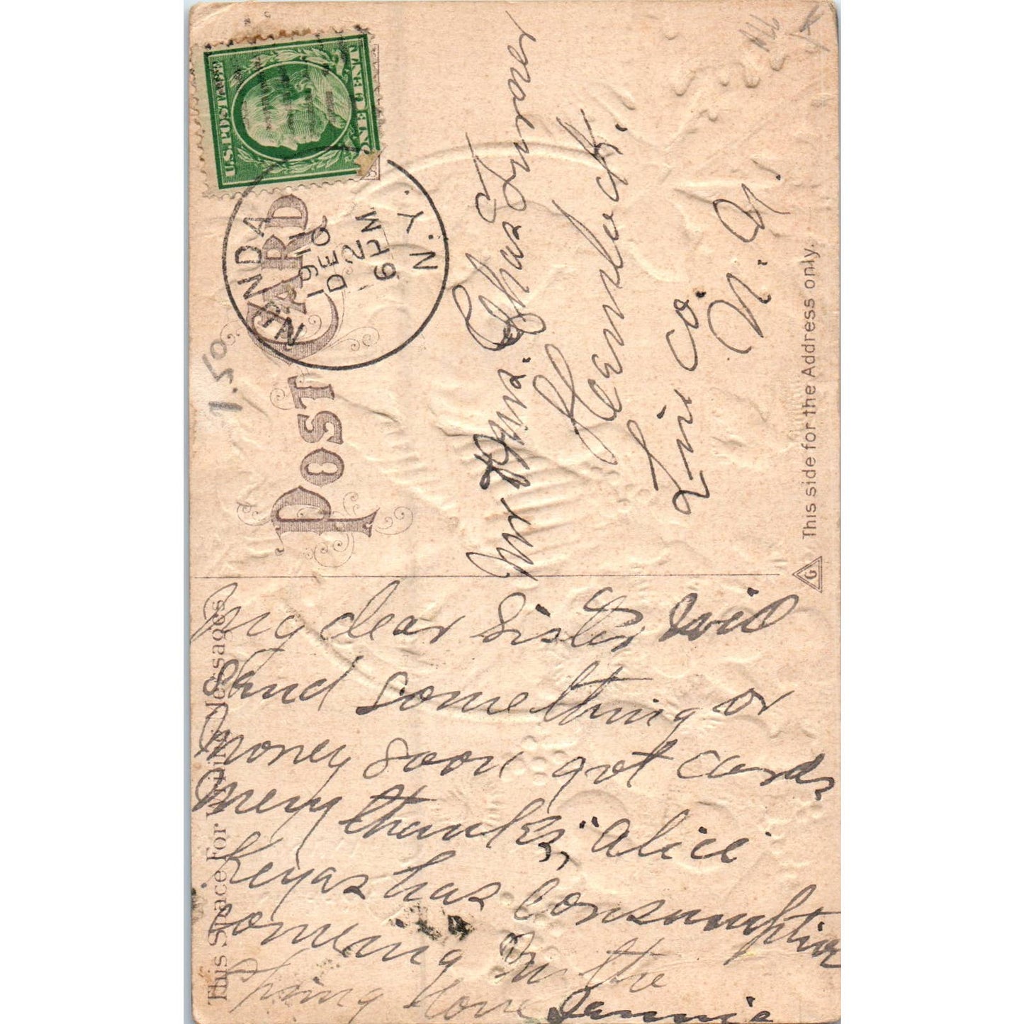 Victorian Thanksgiving 1911 Lady With Giant Cornucopia Original Postcard TK1-P19