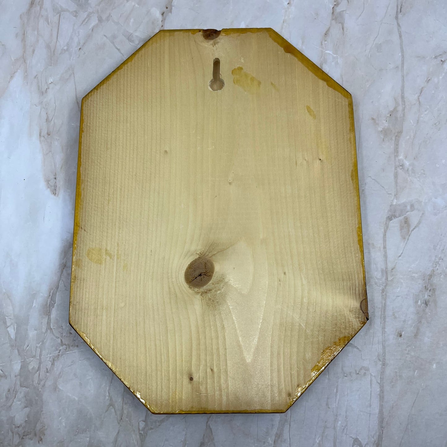 Hand Carved Painted Water Pump Farmhouse Wall Art Wood Plaque Signed 7x9.5 TE5