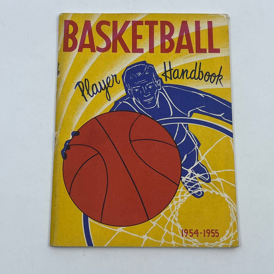 1954-1955 Basketball Player Handbook Basketball Rules Booklet TG6