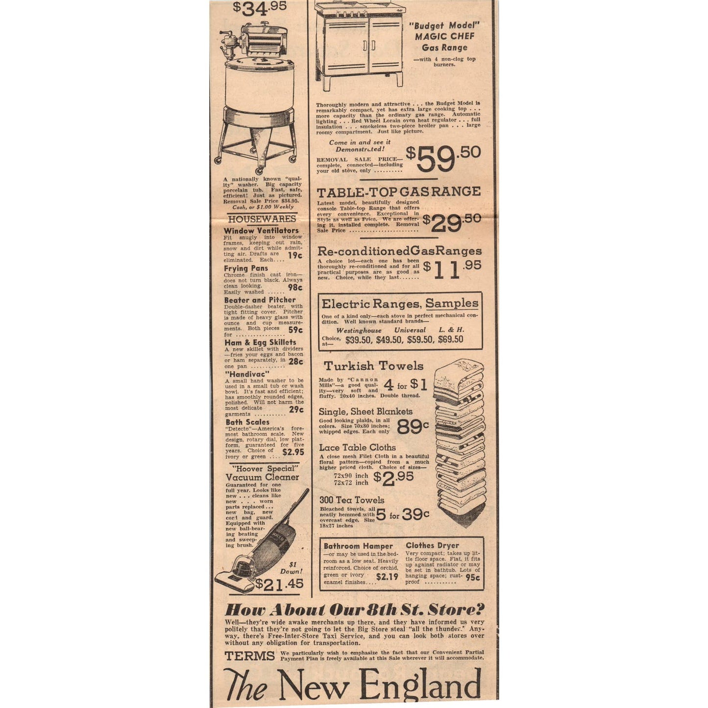 1935 Newspaper Ad Sears Needlecraft School Sale Shirley Temple Frocks FL5-2