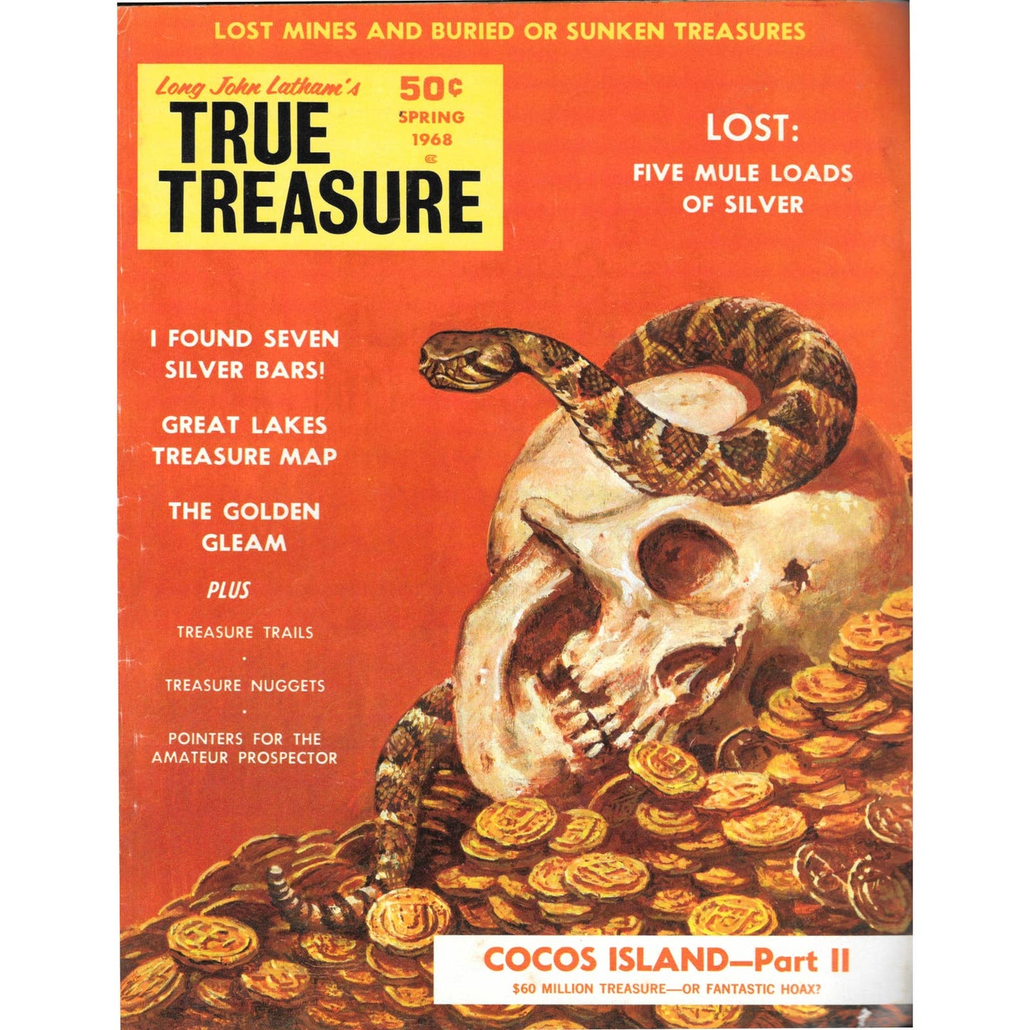 Long John Latham's True Treasure Magazine Mining Metal Detecting Spring 1968 M5