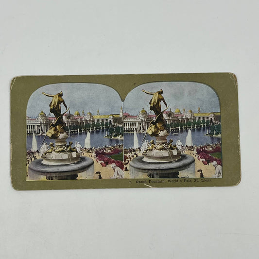 1904 Stereoview St Louis World’s Fair Grand Fountain SC5