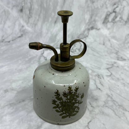 Vintage Takahashi Porcelain Floral Plant Mister Sprayer Ceramic  House Plant TE4