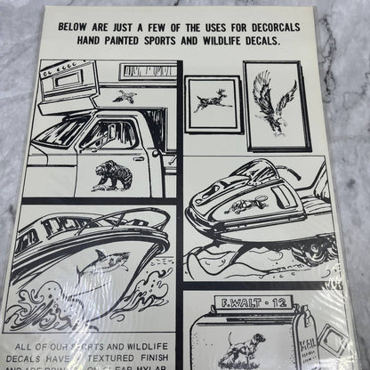 1986 NEW NOS Decorcal Sports & Wildlife Decal W-33 Indian Head FL5