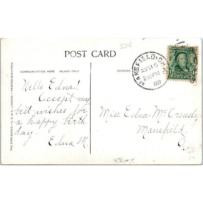 Tate Gallery - The Cast Shoe R.W. MacBeth 1907 Original Postcard TK1-P13