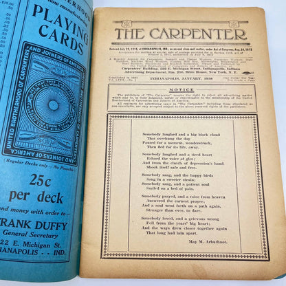 1938 January The Carpenter Magazine Vol. LVIII No. 1 TF2