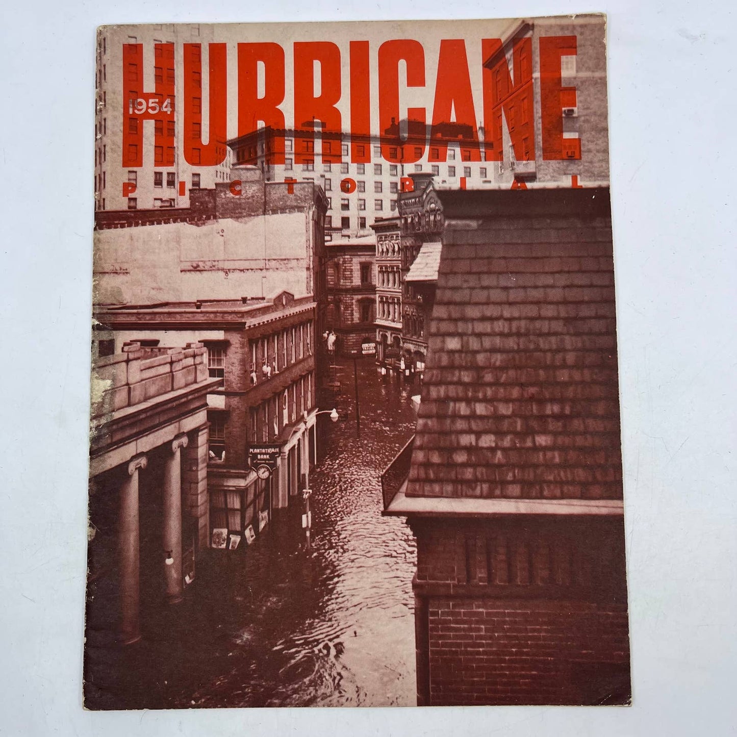 1954 Hurricane Pictorial Booklet Vintage Weather Disaster Providence RI TH8