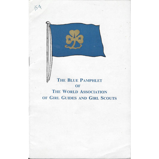 1956 The Blue Pamphlet Of The World Association Of Girl Guides And Girl Scouts TJ7