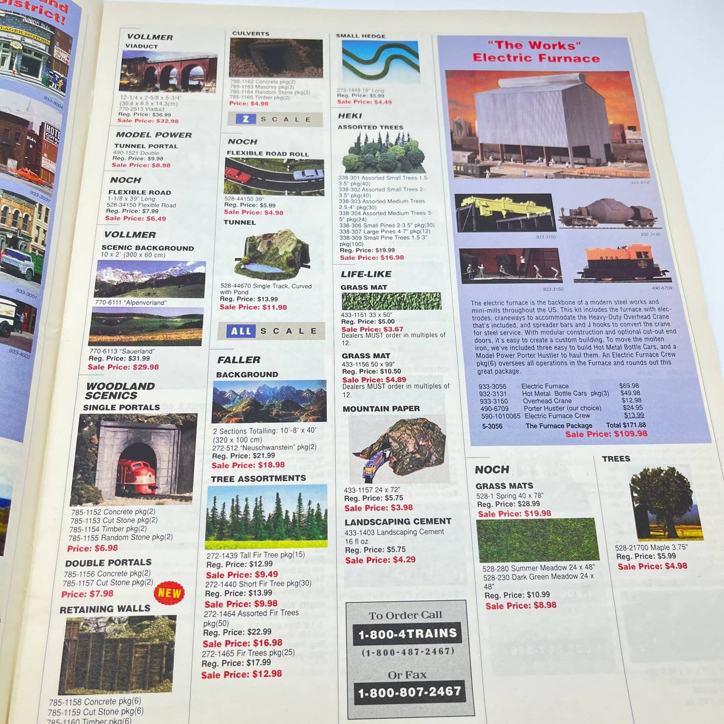 1998 Winter Sale for Model Railroaders Catalog TC6