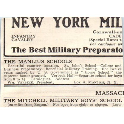 c1920 Harper's Magazine Ad - Miss Guild & Evans' School Boston MA EA3-2