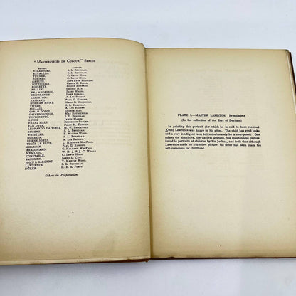 c1910 LAWRENCE Masterpieces in Color S.L. Bensusan TE9