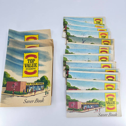 1960s Huge Top Value Stamp Saver Book Lot TE7