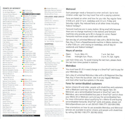 2006 Metro Commuter Rail Pocket Guide and System Map SE8