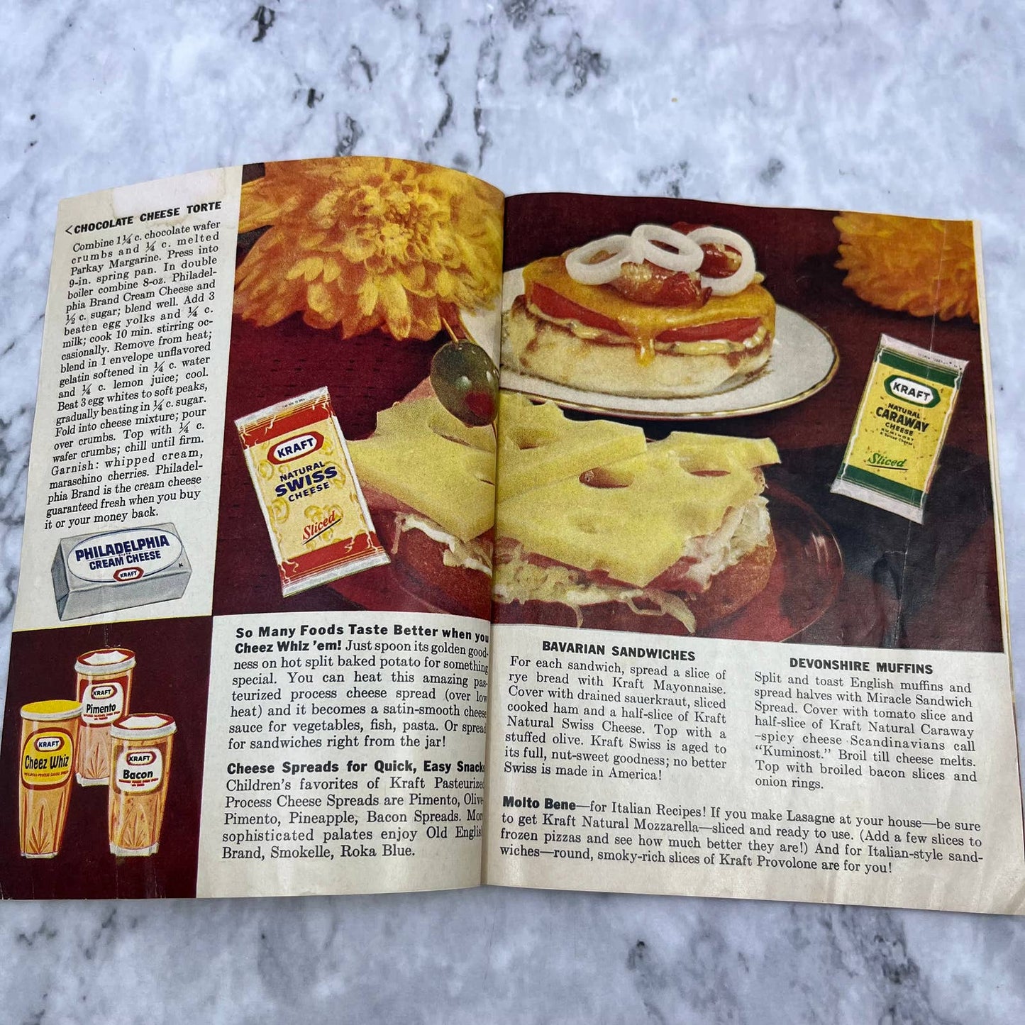 Vintage Kraft Cheese Cookery Recipe Pamphlet Cookbook  TJ4