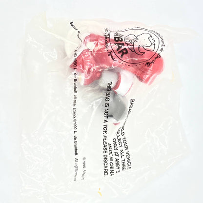 1990 Arbys Babar The Elephant on Tricycle Toy Sealed TG1