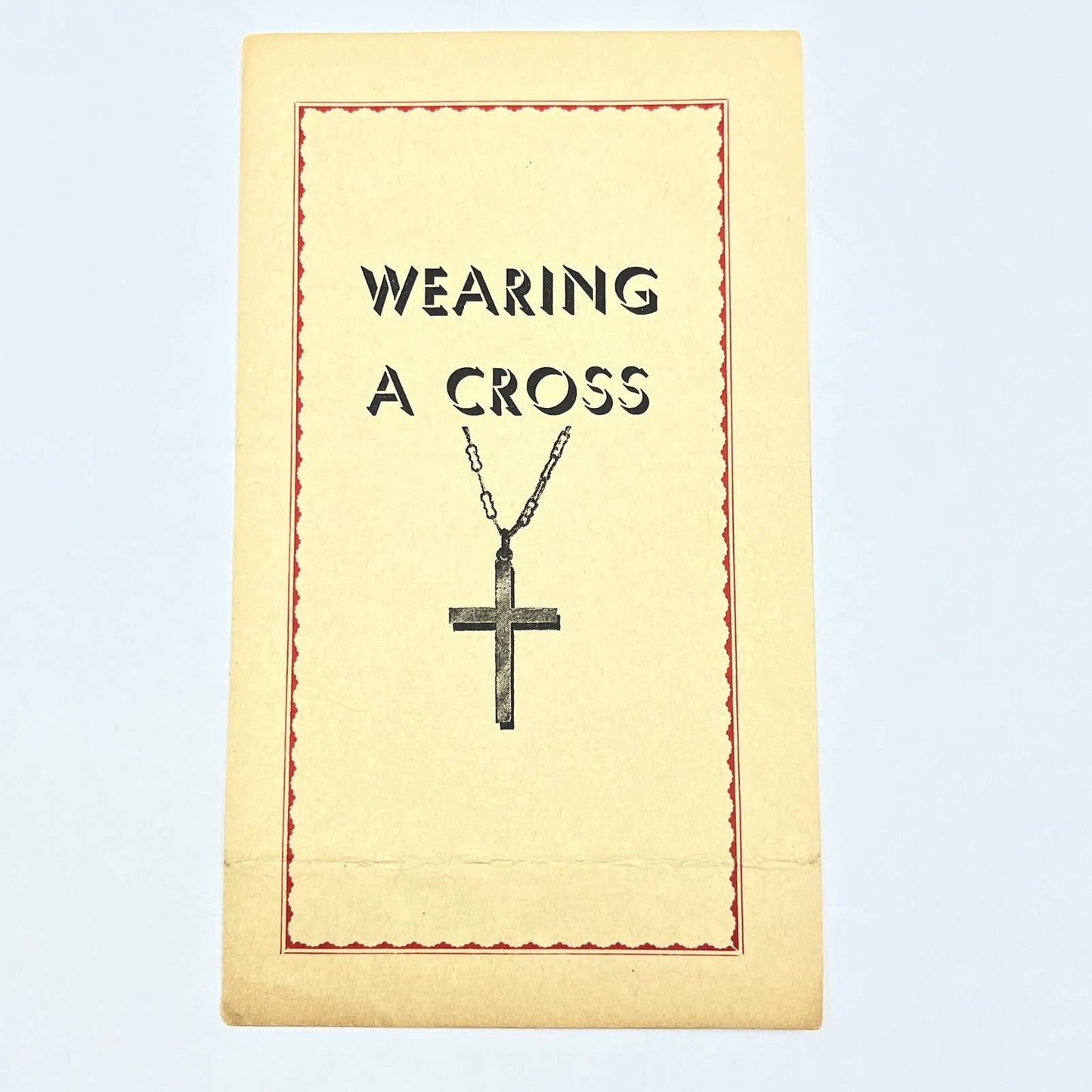 1960s Religious Tract - Wearing a Cross American Lutheran Publicity Bureau AC1