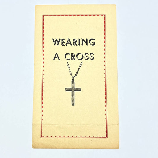 1960s Religious Tract - Wearing a Cross American Lutheran Publicity Bureau AC1