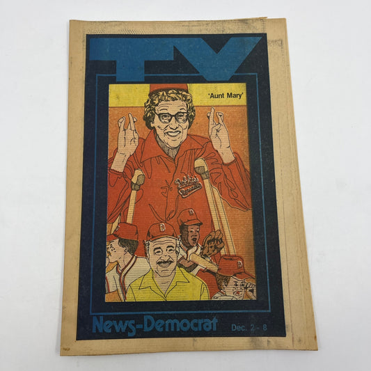 1979 Dec 2 Bellville IL News-Democrat TV Listings Magazine Aunt Mary L4-1