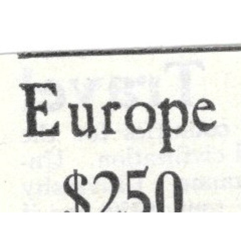 Europe Tour Rev. L.D. Temple Flemington Q.N.J. - 1903 Original Ad AK5-S34