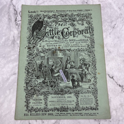 1869 Nov - The Little Corporal Original Magazine For Boys And Girls TB5