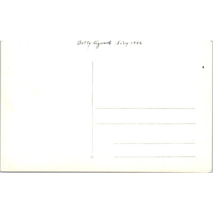 View of Morro Castle RPPC Havana Cuba Original Postcard TK1-P12