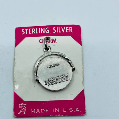 Vintage Sterling Silver Walt Disney World Charm on Card SB7
